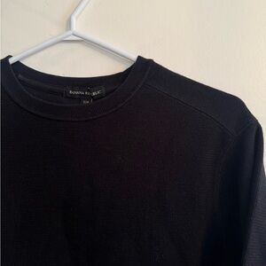 Banana Republic Men's Black Crewneck Sweater